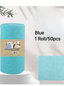 50/20/1pc Reusable Cleaning Cloth Household Kitchen Microfiber Towel Roll Dish Cloth Paper Towel Replacement Microfiber Cleaning Cloth Roll (25cm*25cm/9.84in*9.84in) - Multicolor - View 10