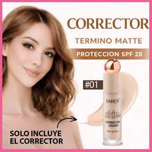 Corrector líquido SANIYE R8053 Skin perfection cobertura ligera - 01 - Ver 9