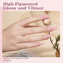 NOCIS Dip Powder Nail Kit - Set Pemula 4 Warna dengan Nude, Pink, Glitter & Putih, Plus Base Coat, Top Coat & Cairan Aktivator, Buffer Kuku, Kuas & Kikir - Sistem Celup Akrilik untuk Manikur DIY, Tanpa Aroma, Tidak Perlu Daya. - MultiWarna - View 7