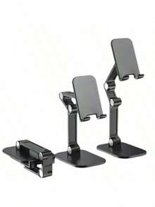 1pc Desktop Phone Stand, Portable, Height Adjustable & Foldable, Universal For Phone And Tablet - A - View 4