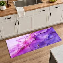 1 pieza Alfombrilla de drenaje de cocina de tierra de diatomeas con patrón de mármol, alfombrilla de secado rápido y antideslizante para cafetera y alfombrilla de secado de platos, adecuada para encimera de cocina y mesa de comedor - Multicolor - Ver 10