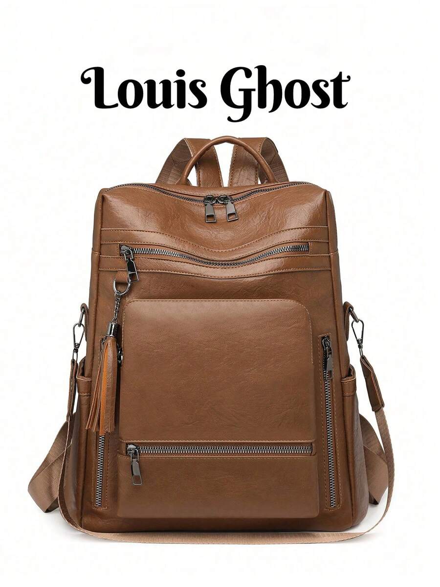 Vintage Style Large Capacity Women's Backpack, Suitable For Work Commute, Travel, Shopping, Gift