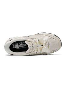 Skechers Women's D'LITES Series Fashion Lace-Up Sports Casual Shoes, 26 Summer Easy Daily Travel Sports Casual Shoes 150863-NTBK - Natural/Black - View 9