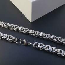 Hip Hop Punk Stainless Steel Non-Fading Emperor Chain Necklace Accessory For Men - steel color - View 5