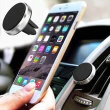1pc Dashboard Air Vent Magnetic Phone Holder, Strong Magnetic Mount For Multiple Car Models, Home And Car Navigation - Multicolor - View 2