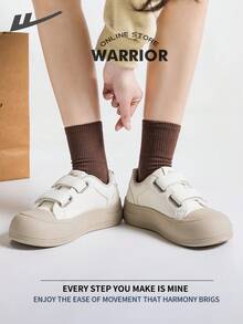 Warrior Women's Board ShoesSpring And SummerComfortable Modest Style Casual Yet Sleek Sneakers Applicable Throughout The Year Wear-Resisting All-Day Wear Training Sneakers Running Shoes - Beige - View 2