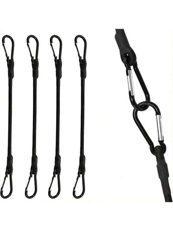 1/4" Bungee Cord, Heavy Duty Elastic Rope For Outdoor Tents, Luggage Racks, Camping, Cargo, Bikes, Hauling, Etc.