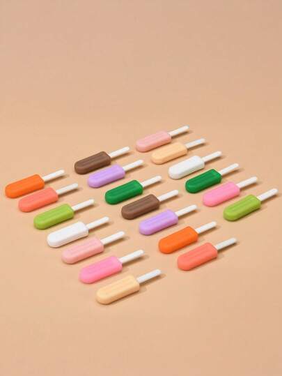 1pc Ice Cream Shaped Oral Chewing Stick For Invisible Braces Jaw Muscle Exercise, Suitable For Men And Women Daily Use