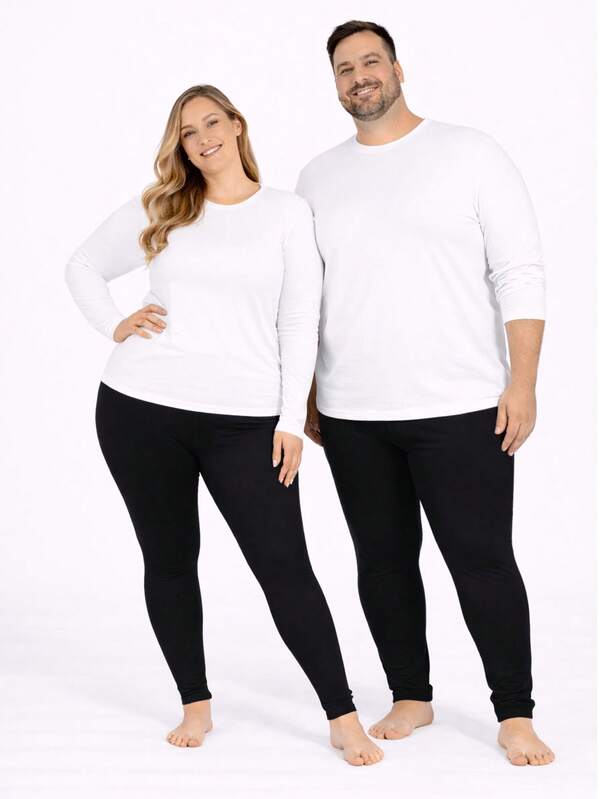 Calça Plus Size Segunda Pele Térmica Unissex Adulto para o Frio