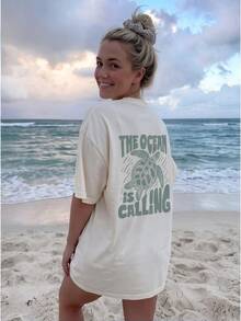 Women T-Shirts - 白色 - 查看 3