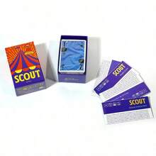 1pc Scout Playing Cards & Chessboard Fun Game Set For Couples, Parties - Burgundy - View 5