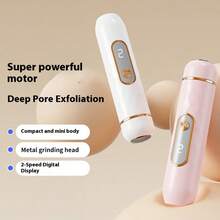 Alat Pengikir Kaki Elektrik Isi Ulang, Penghapus Kapalan Mini Portabel, 2 Pengaturan Kecepatan, Alat Perawatan Kaki dengan Layar Digital, Kepala Penggiling Logam, Cocok untuk Perawatan Kaki di Rumah - View 2