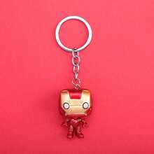 1pc Super Hero Chibi PVC Figurine Keychain Set, 3D Figurine Keychain, Thor, Thanos, Large Size Pendant, Suitable For Car Keys, Bags, Birthday Party Gifts - Multicolor - View 11