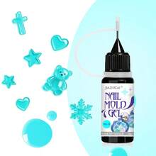 10G/3D Gel para Unhas - Gel de Modelagem de Arte de Unhas, Adequado para Design de Unhas DIY Arte de Unhas para Outono Inverno Verão Primavera, Usado para Pintura, Moldagem, Escultura e Decoração de Unhas de Halloween - Multicolorido - Visão 24