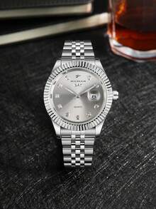 A Business Watch For Professional Men-The Perfect Choice For All Kinds Of Business Meetings And Dinners - Silver - View 13