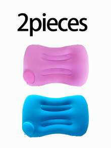 1/2/3pcs Set Portable Inflatable Pillow For Outdoor Napping, Travel, Camping, Office Rest, Suitable For Men And Women, Holiday Gift, Outdoor Essential Accessory, Festival Must-Have - Multicolor - View 13