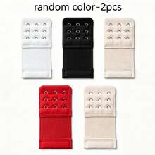 Elastic Bra Extender, Adjustable Comfort, 3-Hook Design - Multicolor - View 11