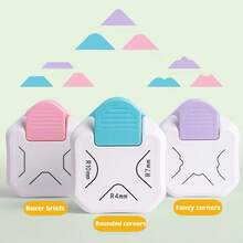 3-In-1 Multifunctional Corner Rounder, R4 Corner Cutter Tool, Paper Photo Corner Rounder, Laminated Corner Trimmer, Card Angle Cutter, Effortless Punching And Cutting Tool, Suitable For Cards, Photos, DIY Crafts, Can Cut Straight And Round Corners, School Supplies, Christmas Gift, Stationery Back To School, Back To School, School Supplies - A - View 6