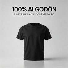 Men's Cotton T-Shirt With Graphic Print, Short Sleeve, Crew Neck, Casual Summer Style Ready Stock Local Warehouse - Black - View 7