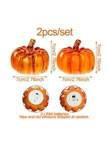 Autumn Pumpkin Lantern, Thanksgiving Pumpkin Decor With Light, LED Autumn Light Autumn Home Decor Thanksgiving Night Light, Suitable For Autumn Harvest, Halloween, Thanksgiving, Indoor Home Decor, Tabletop Centerpiece Decoration - Warm Color - View 13
