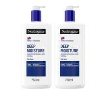 لوشن الجسم Neutrogena Deep Moisture للبشرة الجافة 750 مل X2 - السيراميد - مشاهدة 3