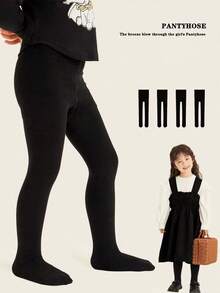 Baby & Kids Tights - Black - View 3