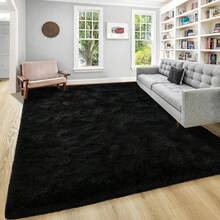 1PC Modern Nordic INS Style Tie-Dye New Pattern Long Pile Washable Rug ...