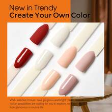 NOCIS Dip Powder Nail Kit - Set Pemula 4 Warna dengan Nude, Pink, Glitter & Putih, Plus Base Coat, Top Coat & Cairan Aktivator, Buffer Kuku, Kuas & Kikir - Sistem Celup Akrilik untuk Manikur DIY, Tanpa Aroma, Tidak Perlu Daya. - MultiWarna - View 6
