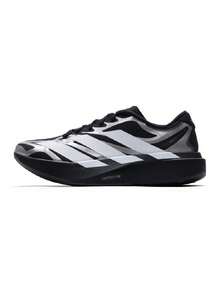 Adidas 男款 2026 春夏 ADIZERO EVO SL EXO M 輕量舒適日常通勤休閒跑步鞋 KI4764 - 黑色/白色/亮金屬鐵灰 - 查看 6