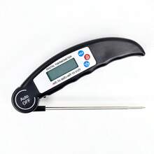 Foldable Food Thermometer, Water Thermometer, Digital Thermometer, Foldable Cooking Thermometer, Instant Read Thermometer, Suitable For Cooking Food, Baking Liquids, Candy, Grilling (Battery Not Included) - L - View 14