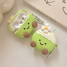 Stylish 3D Daisy Coconut Earphone Case, Soft Material Earphone Protective Cover, Decorated With Daisy, Suitable For AirPro2/Pro/4/3 Earphones - Multicolor - View 7