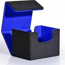 1800pcs Card Slot New Multifunctional Card Storage Box 3-Row With Window Diamond Pattern Leather Card Box Game Card Box Card Storage Box Best Quality Gift - Multicolor - View 11