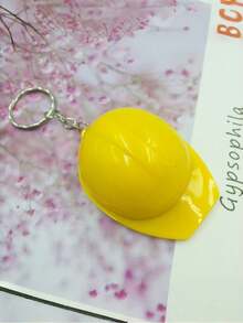 Cute Peach Bow Phone Charm, Pink Beaded Keychain With Heart And Flower Details, Sweet Y2K Style Phone And Bag Accessory - Multicolor - View 6