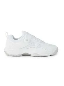 KUMPOO Training Sports Shoes Women'S Low Top Rotating Button / Anti-Slip & Shock Absorption / Lightweight Badminton Daily Wear Shoes/KH-D66 - White - View 7