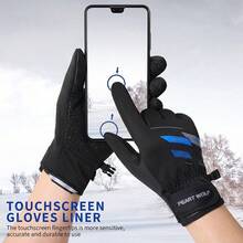 Men's Winter Touchscreen Warm Gloves, Suitable For Cold Weather Running, Cycling, Driving, Hiking, Biking, Working And Outdoor Activities - Sports 8902 - View 6