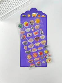 Cute 3D Stickers Featuring Fun, Raised-Relief Designs And A Japanese Anime Style; Durable Stickers Perfect For Decorating Phone Cases, Journals, And Pencil Boxes, Or For Use In Children's DIY Crafts. - Multicolor - View 14