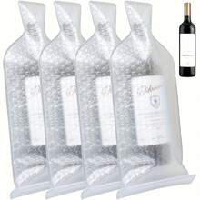 1/2/3pcs Wine Bottle Protection Bag, Portable Reusable Wine Bottle Shatterproof Cover, Multi-Layer Protective Wine Bottle Cover-Suitable For Travel, Picnic, Travel, Gift Giving To Prevent Wine Bottle Breakage - View 4