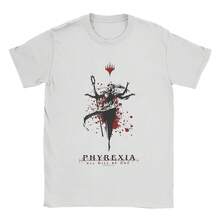 Men's T-Shirt Magic Games Gathering MTG Funny 100% Cotton Tee Short Sleeve Phyrexia All Will Be One T Shirt Round Neck Plus Size - Shape - View 1