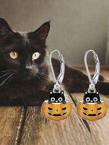 1 Pair Cute Women's Party Jewelry Earrings Halloween Gift - 1# - View 4
