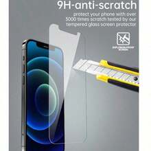 4pcs Screen Protector, Anti-Scratch Tempered Glass Film, Compatible With IPhone 6/7/8/XR/X/XS/11/12/13/14/15/16/17/Pro/Pro Max/Max/Plus/Mini/Air - Clear - View 7