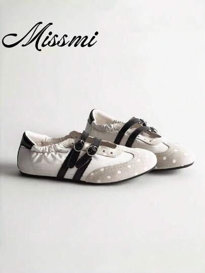 2026 Spring/Summer New Women's Bow-Decorated Ballet Flats