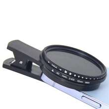52mm Phone ND Filter ND2 To ND400 Clip-On Variable Neutral Density Filter For Phone Mobile Smart Phone Camera - View 6