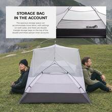 Naturehike Mongar Base帳篷2人紫色露營健行便攜 - 彩色 - 查看 4