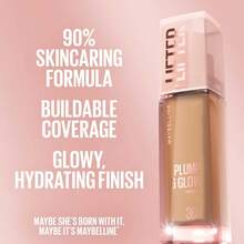 Maybelline Lifter Plump & Glow Base SPF15 129 30ml - تركيبة تعتني بالبشرة، لمسة نهائية مشرقة - بورسلين - مشاهدة 7