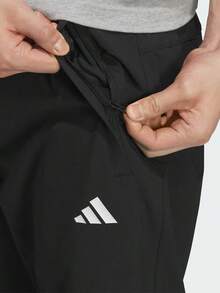 Adidas New Men's Quick-Dry Breathable Straight-Leg Running Training Pants - Black - View 5