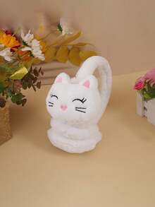 Autumn/Winter Warm Plush Ear Muffs, Cute Plush Cartoon Cat Ear Muffs, Cold-Proof Ear Protection - Multicolor - View 5