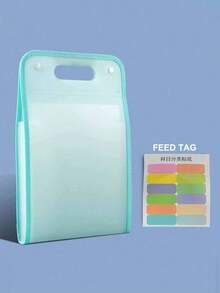 1pc Portable Folder, File Organizer Bag, Exam Paper Storage Bag, 13 Pockets Large Capacity Design, Multi-Layer Structure, Suitable For Organizing Files, Invoices, Receipts And Documents, Folder, Dorm Storage, Office Supplies, Graduation Season, Wedding Season - Multicolor - View 18