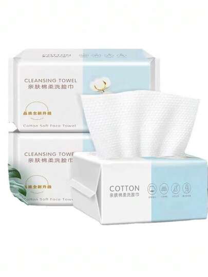150 miếng khăn mặt dùng một lần dày, khăn lau làm sạch khô chăm sóc da, khăn làm sạch mềm mại thân thiện với da, khăn mặt dùng một lần, khăn cotton mềm dạng rút, cotton nguyên chất dày, khăn tẩy trang và rửa mặt cho salon làm đẹp