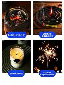 Encendedor de antorcha a Prueba de Viento, Encendedor de butano Recargable, Encendedor de butano - OJOS-9103 - Ver 4