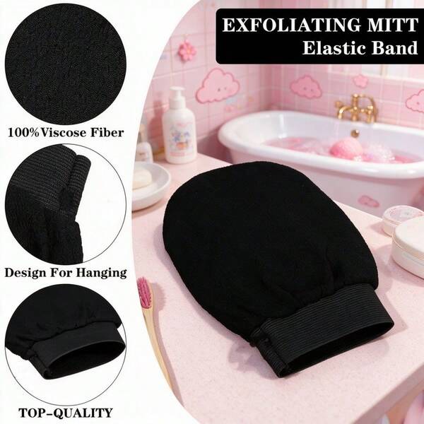 5Pcs Dusty Pink Hammam Style Silicone Bath Mitt Double Sided Dead Skin Removal Scrub Set Multi Pack Rose Pink Dual Surface Silicone Exfoliator Glove Household Shower Cleansing Kit